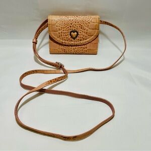 Brighton Crossbody Foldover Mini Purse/Wallet with Detachable Strap, NWOT